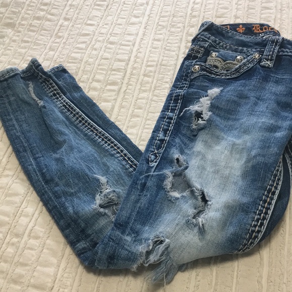 23 Rock Revival Aliana super distressed jeans - Picture 6 of 7